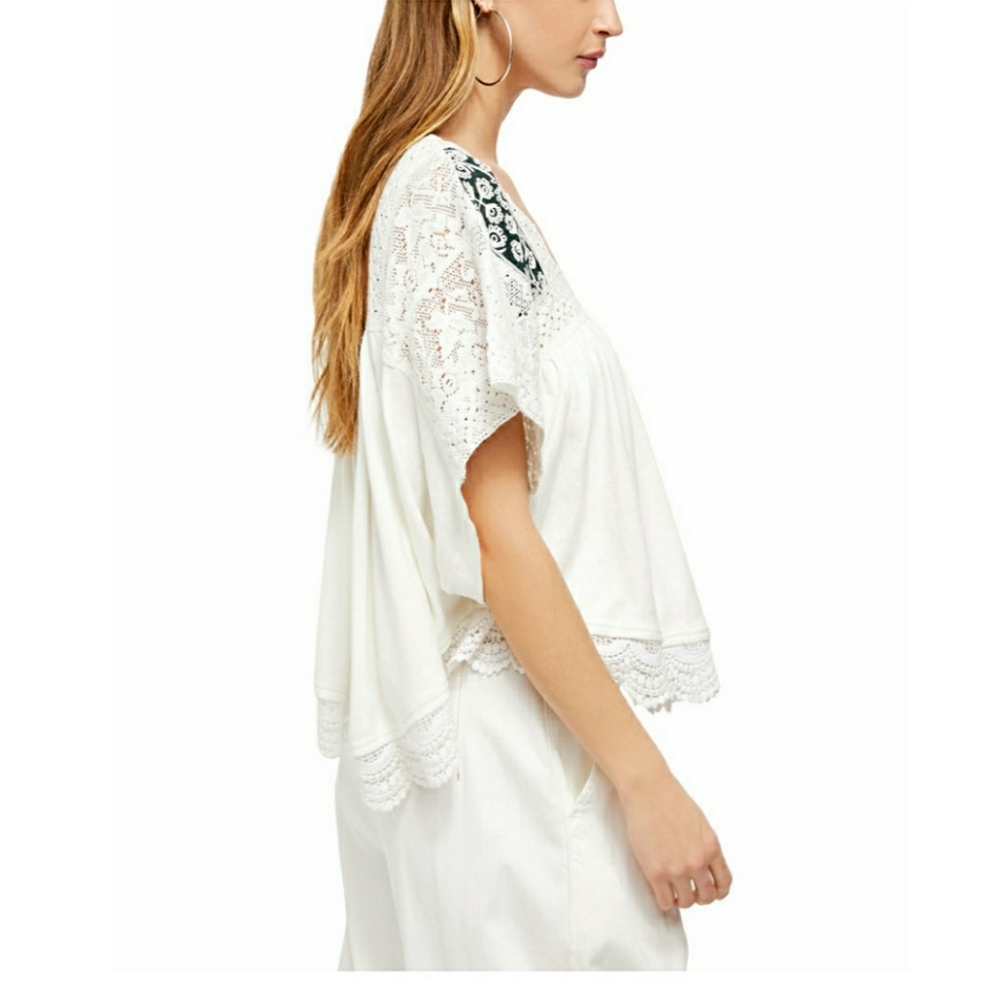 FREE PEOPLE Prairie Days Top SIZE MEDIUM NWT - Picture 3 of 12